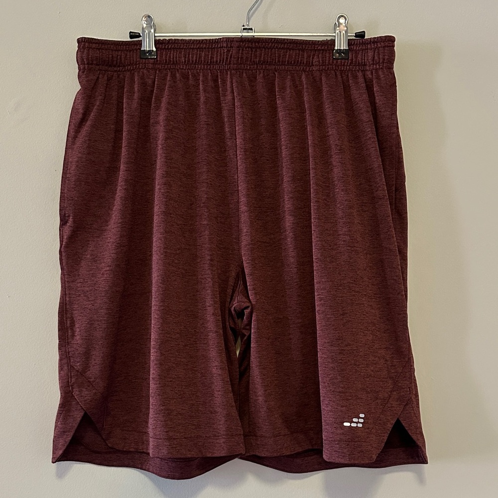 BCG Men's Burgundy Athletic Shorts